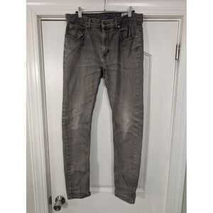 Frank & Oak Mens Gray Slim Fit Denim Jeans 32x32 casual